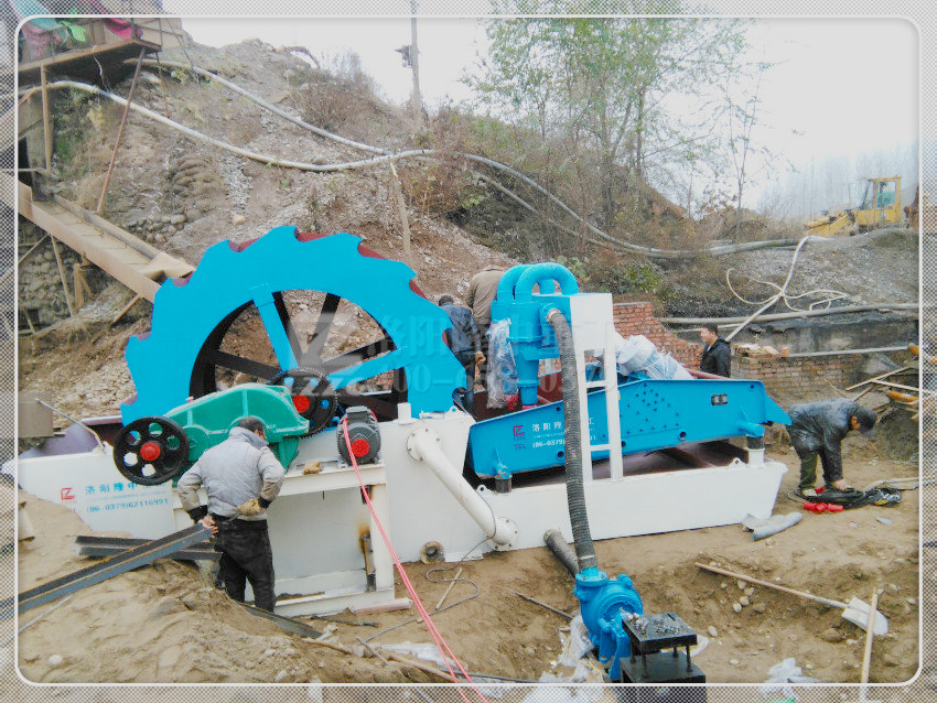 洗砂回收一體安裝